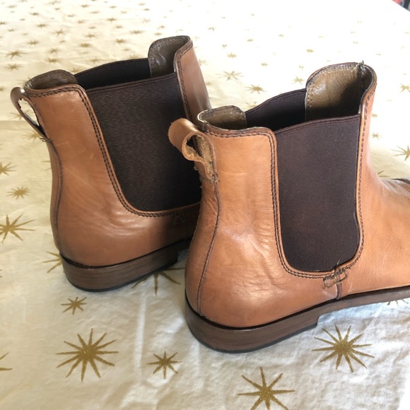 SOLD Sutro Footwear Sharon Hi Chelsea Boots - Size 10 - Honey - Picture 4 of 10